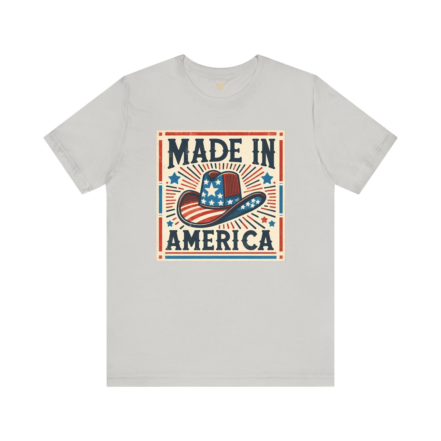 Made In America Cowboy Hat Graphic, Unisex Jersey Short Sleeve Tee