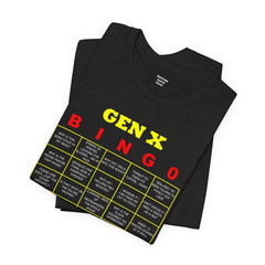 FUNNY GEN X BINGO - Unisex Jersey Short Sleeve Tee