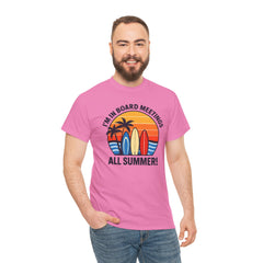 Summer Vibes Tee - Fun Casual Wear for Beach Lovers, Humor Tee, Gift for Surfing Enthusiasts, Summer Fashion