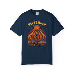 Earth, Wind & Fire Inspired Unisex T-Shirt, September Celebration Tee, Music Lover Gift, Vintage Style Top, Concert Shirt