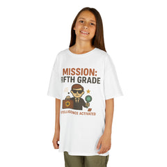 Mission For Fifth Grade, Intelligence Activated, Perfect for Fall, Back to School, Cute Gift for Students, Autumn Fashion