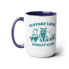 Funny Critters Quote, Two-Tone Coffee Mugs, 15oz, Animal Lovers Gift, gift for her, gift for him, office mug gift, Birthday Gift,