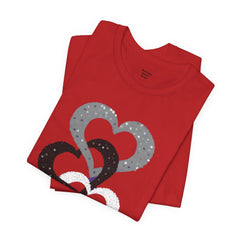 Triple Heart Design Tee
