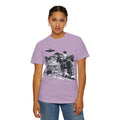 UFO Meets Cowboy Unisex Garment Shirt -Dyed  T Shirt