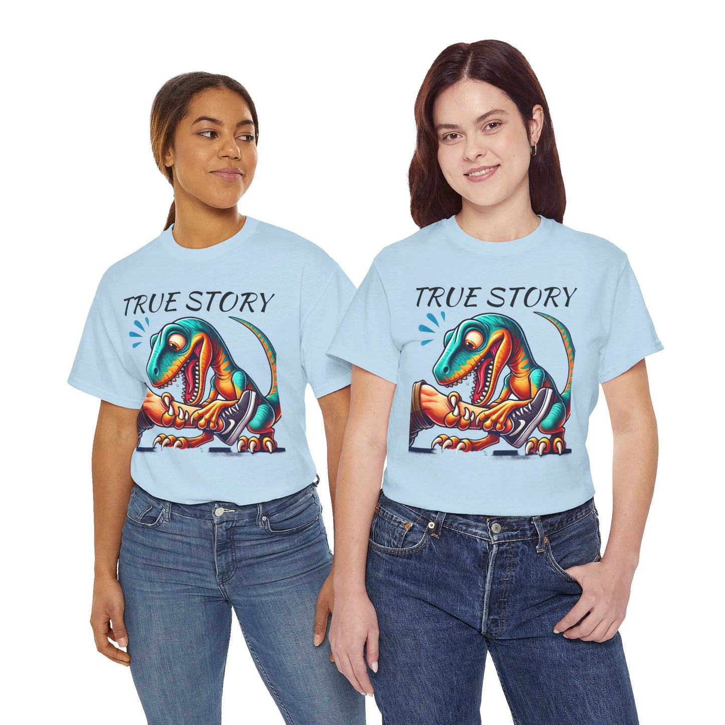 True Story Amputee Dinosaur Humor - Unisex Garment-Dyed T-shirt