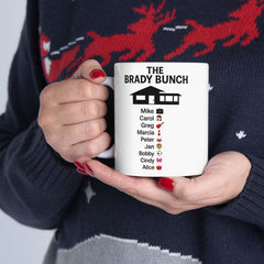 Ceramic Mug - Brady Bunch Coffee Lover Gift for Mom - Funny TV Series Fan Kitchen Decor