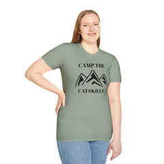 Camp The Catskillsi Unisex Softstyle T-Shirt  Catskill Mountains New York
