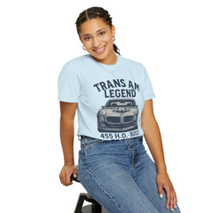 Retro Pontiac 1971 Trans Am High Output -455 Unisex Comfort Colors Garment Dyed T-Shirt