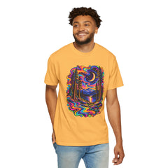 Mystical Psychedelic Moonlit Forest T-Shirt
