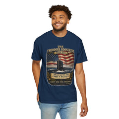 USS Theodore Roosevelt SSBN-600 T-Shirt – "Speak Softly and Carry a Big Stick" Patriotic Submarine Tee