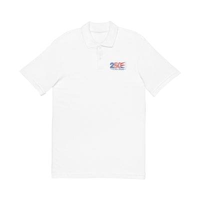 250 Years of Liberty with Jets Unisex Pique Polo Shirt (Embroidery)