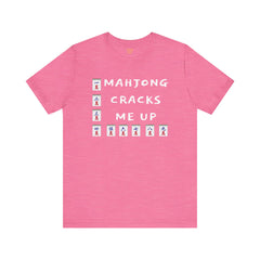 Funny Mahjong CRACK TShirt, unique mahjong gift, unisex soft Tee, gift for mahjong player, mahjong gift for her, Mahjong enthusiast present