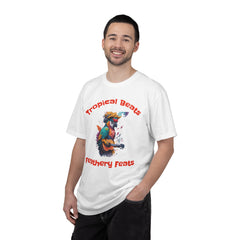 Tropical Beats Graphic T-Shirt — Feathery Feats Design