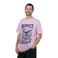 Respect the Locals Whale T-Shirt — Marine Conservation Graphic