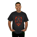 Fire Skull - Graphic Unisex Heavy Cotton Tee