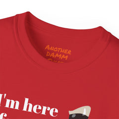 I'm Here For The One Leg Butt Kicking Contest - Unisex Ultra Cotton Tee | Amputee Humor, Leg Amputee, Limb Awareness, Prosthetic Humor