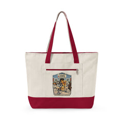 Who Let The Dogs Out  Baldwin Harbor Animal Hospital Canvas Tote — Zippered Tote Bag for Dog Lovers