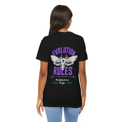 Evolution Rules Unisex Jersey Tee - Trendy Graphic Shirt for Nature Lovers