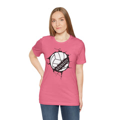 Personalized Name Volley Ball Unisex Tee Shirt