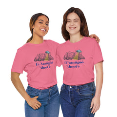 Éí Aanighóó Áhoolé Navajo The Truth Is Out There UFO Unisex Short Sleeve Tee