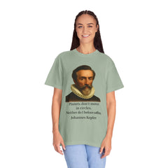 Kepler Coffee Quote T-Shirt — Astronomy Nerd Vintage Portrait Tee