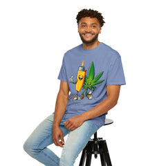 Vintage 'Lighter & Weed' Graphic T-Shirt — Relaxed Stoner/Cannabis Tee