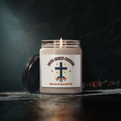 Faith Family Freedom Candle | Patriotic, Faith-based July 4th Vintage Americana