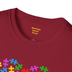 Autism Awareness -  Graphic Heart Shirt