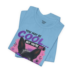 Scout Cool Dog T-Shirt — "You May Be Cool... But You're Not Scout Cool" Graphic Tee