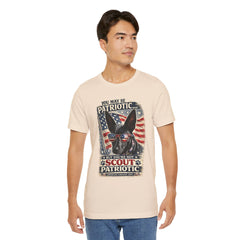 Personalized with your Dogs name and image - Patriotic Dog T-Shirt