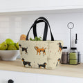 Paint Splattered Standing Dogs - Lunch Bag