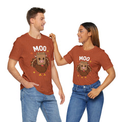 Funny Thanksgiving Turkey Moo T‑Shirt - Unisex Tee