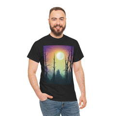 Serene Nature Graphic Tee, Aesthetic T-Shirt, Cozy Casual Wear, Gift for Nature Lovers, Perfect for Outdoor Adventures