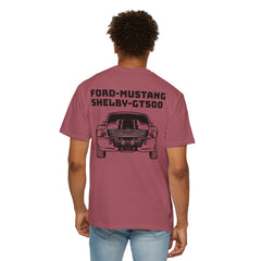 Ford Mustang Shelby GT500 Unisex T-Shirt - Classic Car Enthusiast Comfort Colors Garment Dyed Tee