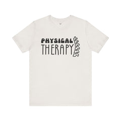 Physical Therapy Unisex Tee - Spine Graphic Gift for PT Student