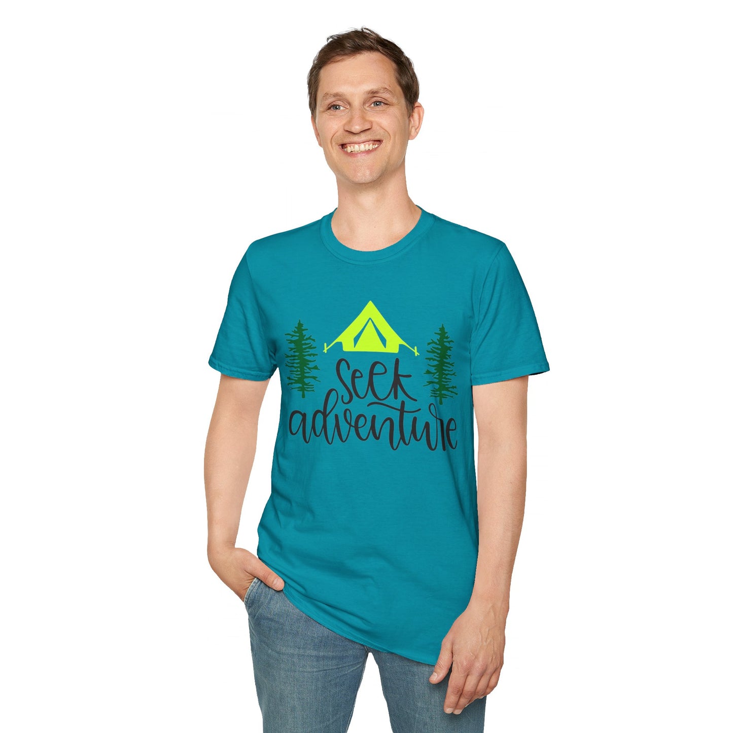 Seek Adventure Unisex Softstyle T-Shirt