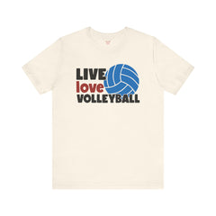 Live Love Volleyball T Shirt,gift for her,gift for him,volleyball gift,sports tee,team shirt,player gift,coach gift,Love Volleyball,Spike it