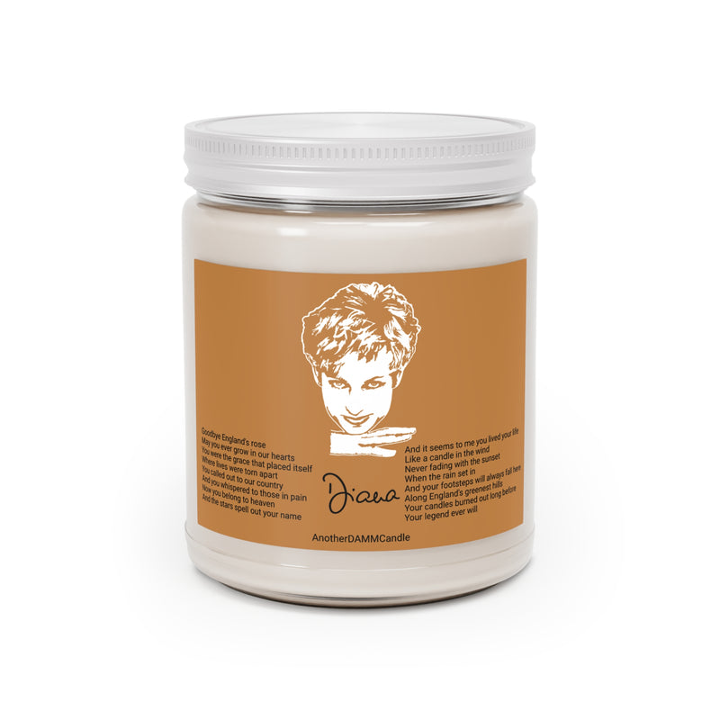 Princess Diana  - 9oz Scented Candle,Celebrity candle,Candle In The Wind,English Rose,Gift For Her,Gift For Him,Lady Di Gift,Royal Family