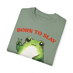Vintage Style Frog , Born to slay -  Stylish Unisex T Shirt
