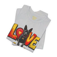 Personalized Love Your Dog T-Shirt — Designed with your dogs name and picture Graphic Tee