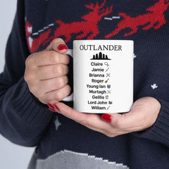 Unique Outlander Ceramic Mug - Perfect Gift for Coffee Lovers, Unique Fan Gift