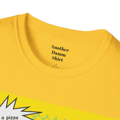 GET ME A PIZZA Cat Pop Art Unisex Softstyle T Shirt  For the Feline or Pizza Lover in all of us.