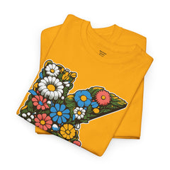 Kindergarten Floral Letter Tee, Kids Birthday Gift, Teacher Appreciation Shirt, Spring Celebration Tee, Unisex Cotton Tee
