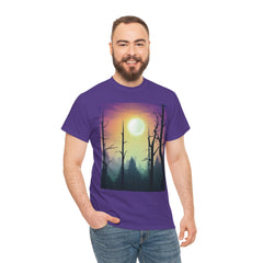 Serene Nature Graphic Tee, Aesthetic T-Shirt, Cozy Casual Wear, Gift for Nature Lovers, Perfect for Outdoor Adventures