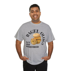 BAGEL -OLOGY NY H20 Needed - Unisex Heavy Cotton Tee