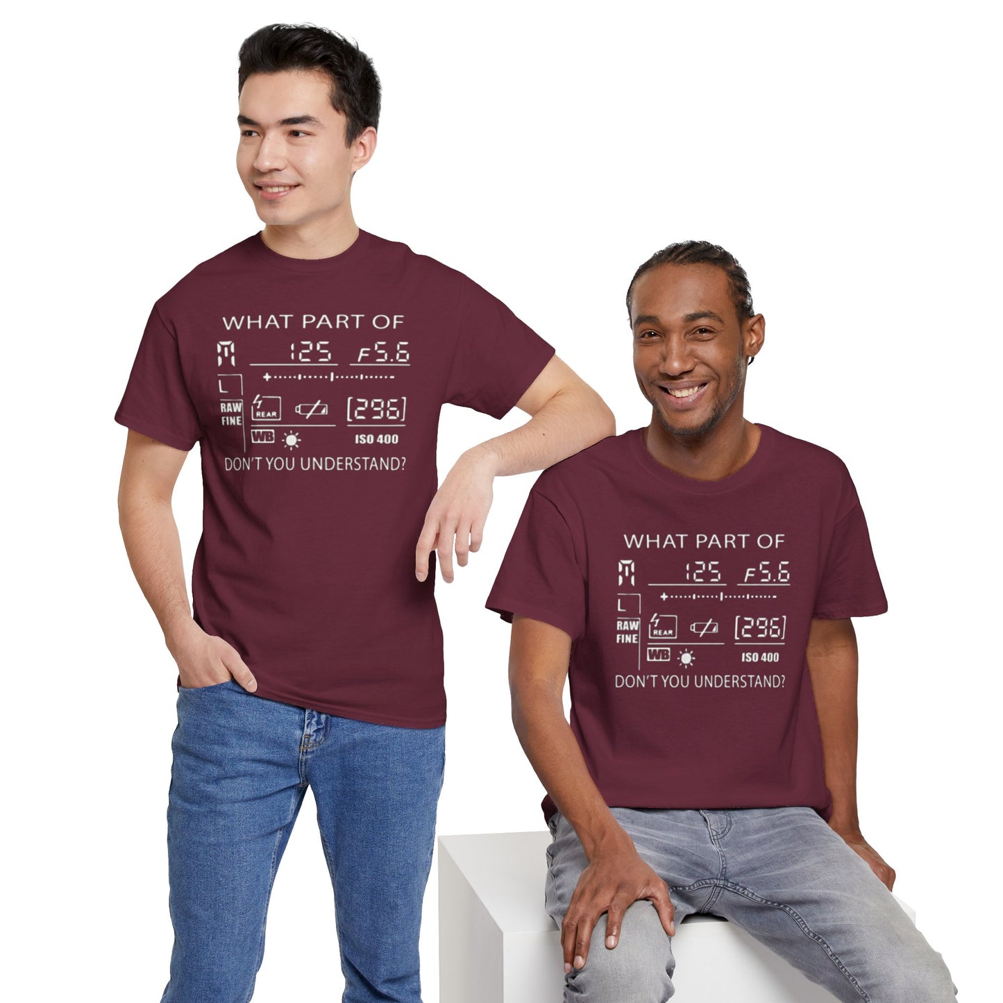 SLR CAMERA DISPLAY, Graphic Unisex Garment-Dyed T-shirt