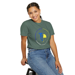 Blue French Horn & Yellow Umbrella T-Shirt — HIMYM Fan Tee