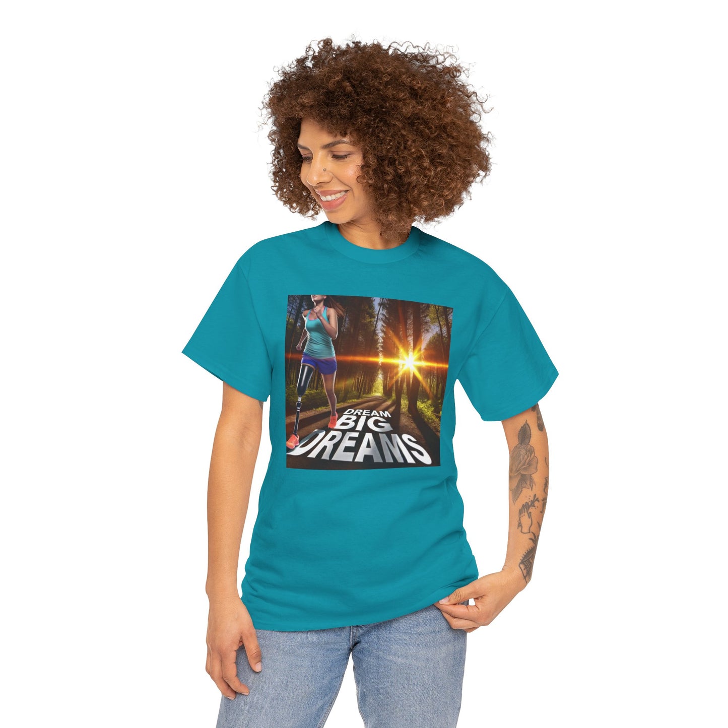 Amputee Dream Big Dreams  - Unisex Heavy Cotton Tee