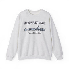 Bolder Font MERRY  CHRISTMAS Submarine Brotherhood -Unisex Crewneck Sweatshirt