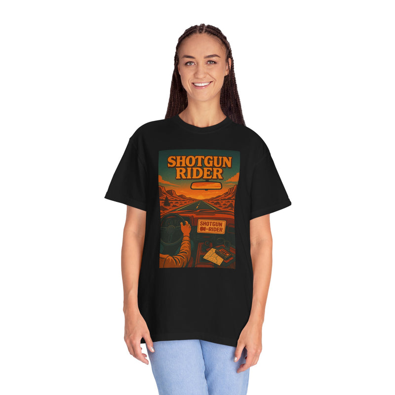 Vintage Shotgun Rider BTO Inspired Graphic - Comfort Colors Garment Dyed Tee